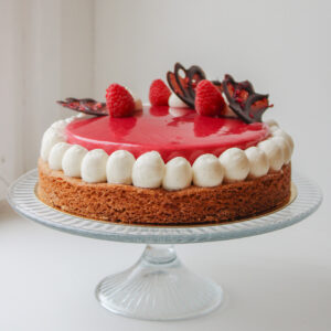 Sloffentaart Kers en Pistache