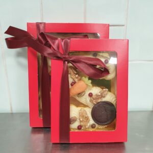 Chocoladeletter S wit klein