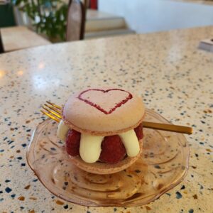 Macaron chocolade framboos