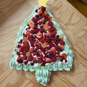 Kerstboom pavlova