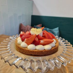 Sloffentaart aardbeien