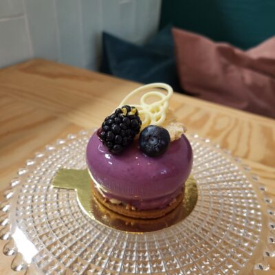 Dessert paarse bes